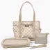 Cleverpup Lightweight Transit Tote Dog Carrier W/ Food-Safe Pouch & Poop Bag Dispenser, Checkered image thumbnail 1