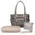 Cleverpup Lightweight Transit Tote Dog Carrier W/ Food-Safe Pouch & Poop Bag Dispenser, Leopard image thumbnail 1