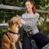 Cleverpup Dog Walk & Train Sling Bag W/ Poop Bag Dispenser, Treat Pocket, and Hidden Squeaker image thumbnail 2