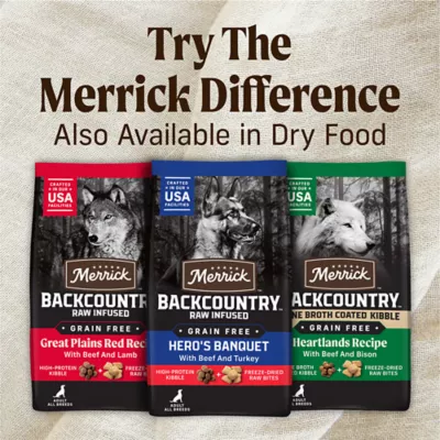 Merrick Backcountry Wet Dog Food Variety Pack - Real Chicken Dinner & Real Beef Dinner, Pate - Image 4
