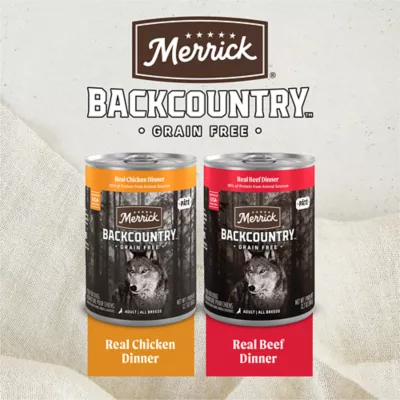 Merrick Backcountry Wet Dog Food Variety Pack - Real Chicken Dinner & Real Beef Dinner, Pate - Image 5