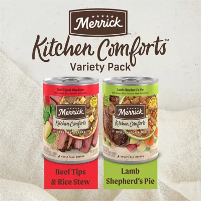 Merrick Kitchen Comforts Wet Dog Food Variety Pack - Beef Tip and Rice & Lamb Shepherd's Pie, Stew - Image 5