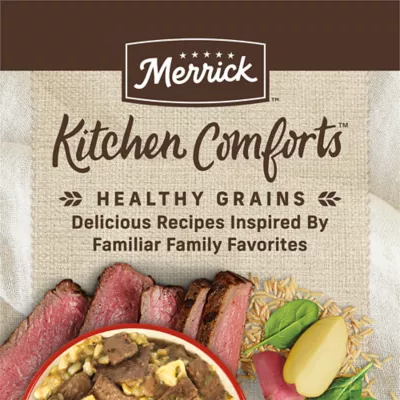 Merrick Kitchen Comforts Wet Dog Food Variety Pack - Beef Tip and Rice & Lamb Shepherd's Pie, Stew - Image 6