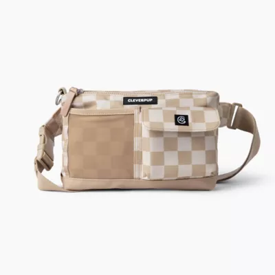 Cleverpup Dog Walk & Train Sling Bag W/ Poop Bag Dispenser, Treat Pocket, and Hidden Squeaker - Image 5