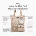 Cleverpup Park Pack 2-Piece Dog Gear Tote With Travel Bowl, Poop Bag Dispenser & Treat Pocket image thumbnail 3