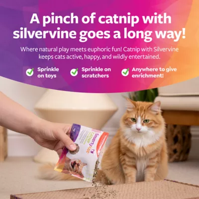 SmartyKat Catnip with Silvervine, Pure & Potent Blend for Cats, Resealable Pouch, 0.5 oz - Image 5