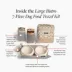 Cleverpup Bistro Box, 7-Piece Dog Food Travel Kit W/ Collapsible Bowls, Insulated Travel Bag & More image thumbnail 3