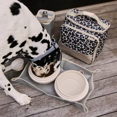 Cleverpup Bistro Box, 7-Piece Dog Food Travel Kit W/ Collapsible Bowls, Insulated Travel Bag & More - Image 3