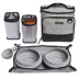 Cleverpup Bistro Box, 7-Piece Dog Food Travel Kit W/ Collapsible Bowls, Insulated Travel Bag & More image thumbnail 1