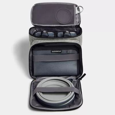 Cleverpup Bistro Box, 7-Piece Dog Food Travel Kit W/ Collapsible Bowls, Insulated Travel Bag & More - Image 4