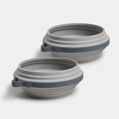 Cleverpup Bistro Box, 7-Piece Dog Food Travel Kit W/ Collapsible Bowls, Insulated Travel Bag & More - Image 6