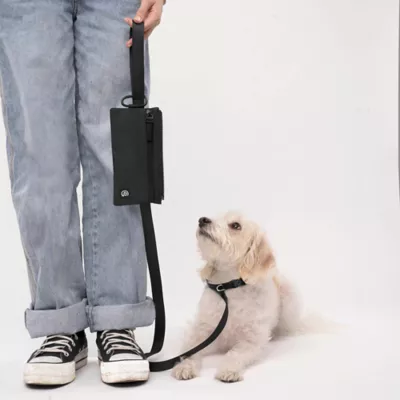 Cleverpup Porter 2-in-1 Dog Gear Backpack W/ Leash Clip For Hands-Free Walking &  Food-Safe Pouches - Image 4