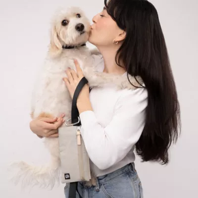 Cleverpup Porter 2-in-1 Dog Gear Backpack W/ Leash Clip For Hands-Free Walking &  Food-Safe Pouches - Image 4