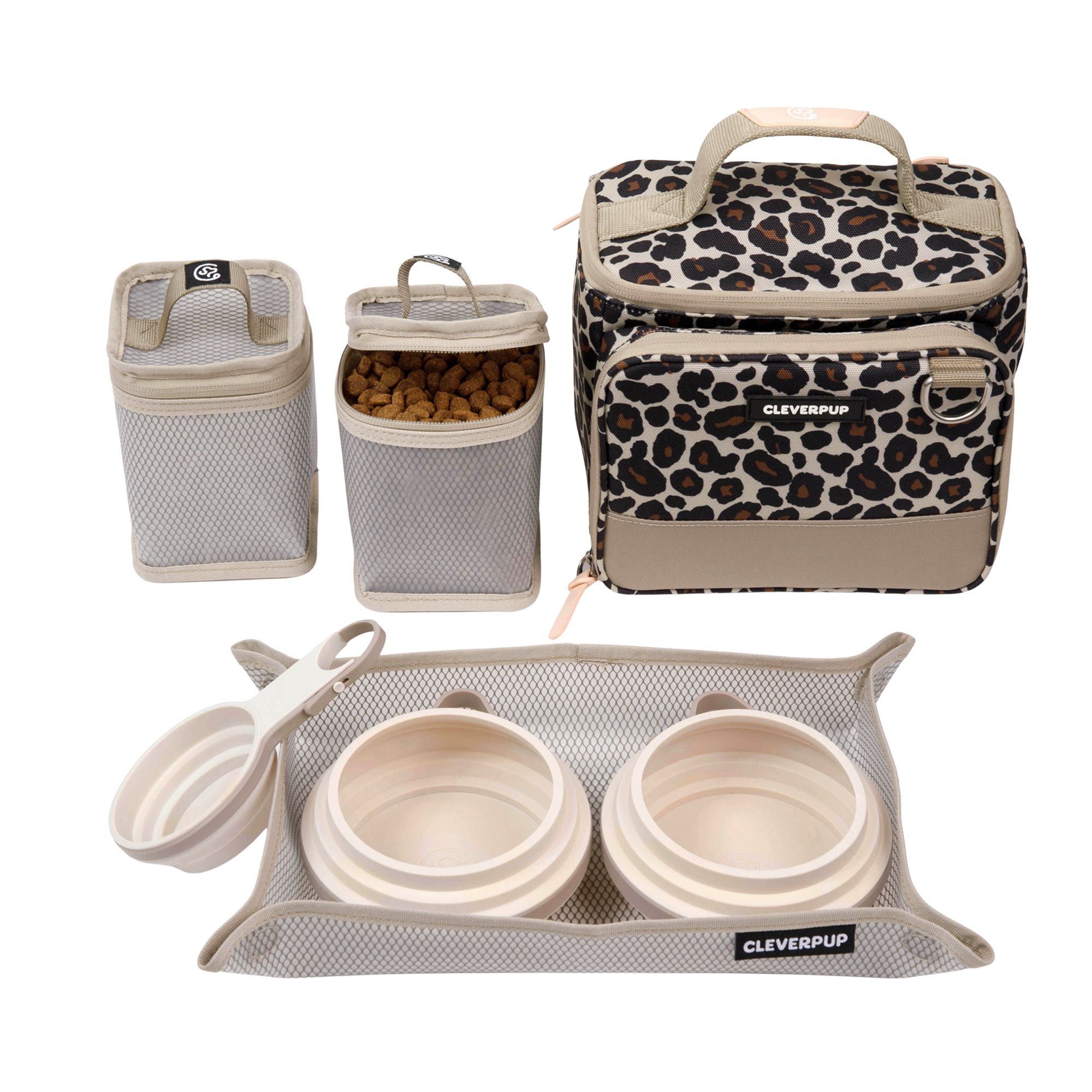 Cleverpup Bistro Box, 7-Piece Dog Food Travel Kit
