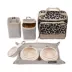 Cleverpup Bistro Box, 7-Piece Dog Food Travel Kit W/ Collapsible Bowls, Insulated Travel Bag & More image thumbnail 1