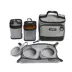 Cleverpup Bistro Box, 7-Piece Dog Food Travel Kit W/ Collapsible Bowls, Insulated Travel Bag & More image thumbnail 1