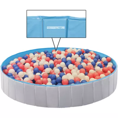 Yaheetech Foldable Pet Pool - Black, Blue, Gray, XXL, 63-in - Image 4