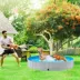 Yaheetech Foldable Pet Pool - Black, Blue, Gray XXXL, 71-in image thumbnail 2