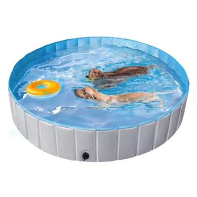 Yaheetech Foldable Pet Pool - Black, Blue, Gray, XXXXL, 79-in - Image 1