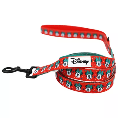 Sassy Woof Disney™ Mickey Mouse & Minnie Mouse Holiday Dog Leash, 5 FT - Image 1