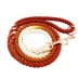 Sassy Woof Hand-Spliced Cotton Rope Dog Leash with Rose Gold Hardware, 5 ft image thumbnail 2