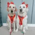 Sassy Woof Disney™ Mickey Mouse & Minnie Mouse Holiday Dog Sailor Bow, 5 x 4.5 in image thumbnail 7