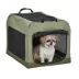 Midwest® Foldable Canine Camper Tent Crate W/ Ventilated Windows & No-Slip Feet, Green image thumbnail 1