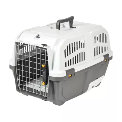 Midwest® Skudo Plastic Cat Travel Carrier W/ Fold-Down Carry Handle & Litter Box - Image 1