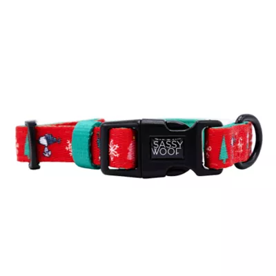 Sassy Woof Peanuts™ Beagle Bells Holiday Adjustable Dog Collar - Image 2