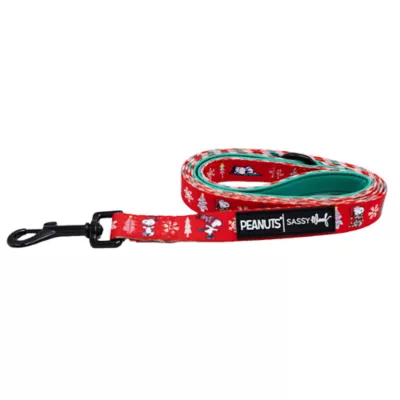 Sassy Woof Peanuts™ Beagle Bells Holiday Dog Leash, 5 FT - Image 2