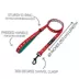 Sassy Woof Peanuts™ Beagle Bells Holiday Dog Leash, 5 FT image thumbnail 3