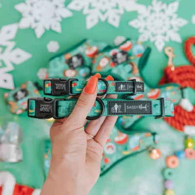Sassy Woof Elf™ Holiday Adjustable Dog Collar - Image 5