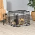 Midwest® QuietTime Pan Covers, Dog Crate Pan Cover, Grey Floral Print image thumbnail 3