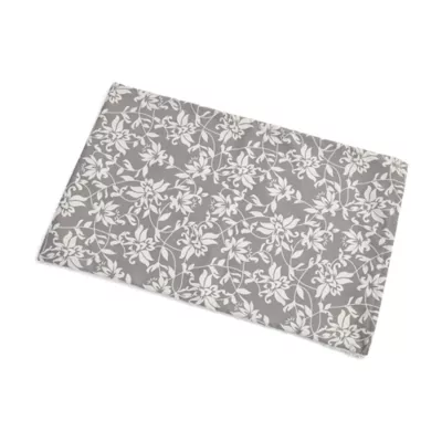 Midwest® QuietTime Pan Covers, Dog Crate Pan Cover, Grey Floral Print - Image 1