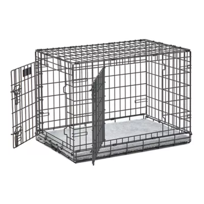 Midwest® QuietTime Pan Covers, Dog Crate Pan Cover, Grey Floral Print - Image 4
