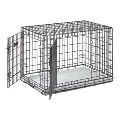 Midwest® QuietTime Pan Covers, Dog Crate Pan Cover, Grey Floral Print - Image 5