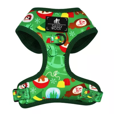 Sassy Woof Elf™ Holiday Adjustable Dog Harness - Image 1