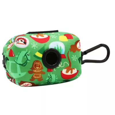 Sassy Woof Elf™ Holiday Neoprene Dog Waste Bag Holder with Bag Roll - Image 2