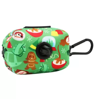 Sassy Woof Elf™ Holiday Neoprene Dog Waste Bag Holder with Bag Roll - Image 3