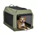 Midwest® Foldable Canine Camper Tent Crate W/ Ventilated Windows & No-Slip Feet, Green image thumbnail 1