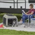 Midwest® Foldable Canine Camper Tent Crate W/ Ventilated Windows & No-Slip Feet, Green image thumbnail 4