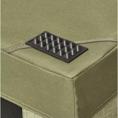 Midwest® Foldable Canine Camper Tent Crate W/ Ventilated Windows & No-Slip Feet, Green - Image 6