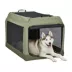 Midwest® Foldable Canine Camper Tent Crate W/ Ventilated Windows & No-Slip Feet, Green image thumbnail 1