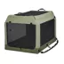 Midwest® Foldable Canine Camper Tent Crate W/ Ventilated Windows & No-Slip Feet, Green image thumbnail 2