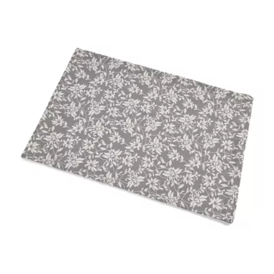 Midwest® QuietTime Pan Covers, Dog Crate Pan Cover, Grey Floral Print - Image 1