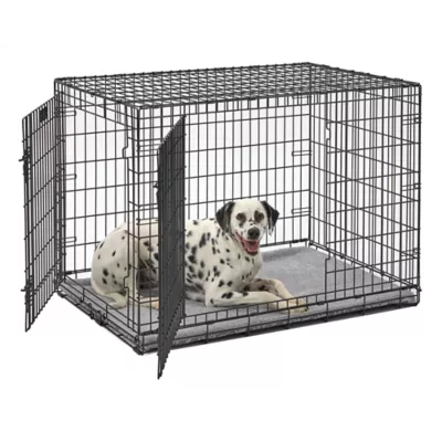 Midwest® QuietTime Pan Covers, Dog Crate Pan Cover, Grey Floral Print - Image 5