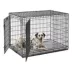 Midwest® QuietTime Pan Covers, Dog Crate Pan Cover, Grey Floral Print image thumbnail 5