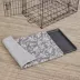 Midwest® QuietTime Pan Covers, Dog Crate Pan Cover, Grey Floral Print image thumbnail 6