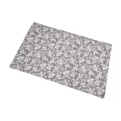 Midwest® QuietTime Pan Covers, Dog Crate Pan Cover, Grey Floral Print - Image 1
