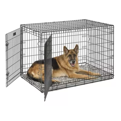 Midwest® QuietTime Pan Covers, Dog Crate Pan Cover, Grey Floral Print - Image 5